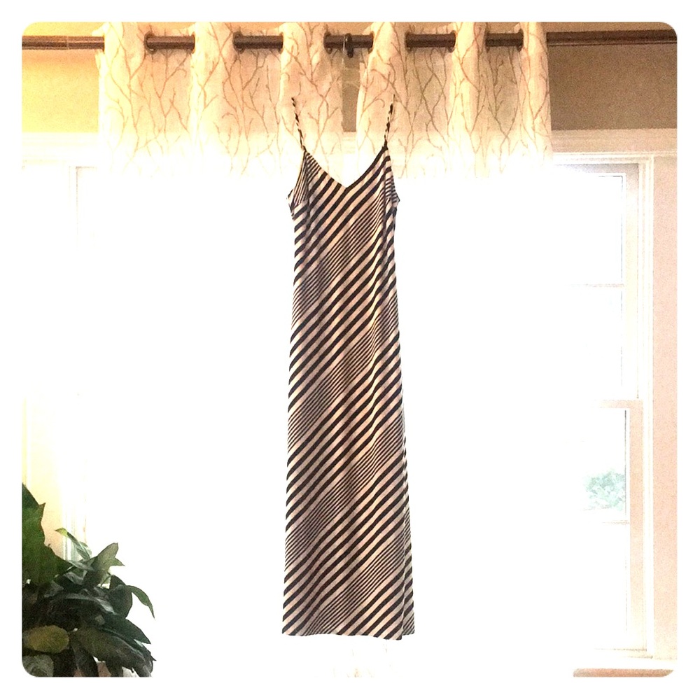 Ralph Lauren Black and White Stripe Dress